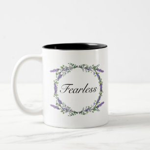 Lavender och Eucalyptus Fearless Två-Tonad Mugg