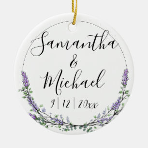 Lavender och Eucalyptus Julgransprydnad Keramik