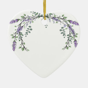 Lavender och Eucalyptus Julgransprydnad Keramik