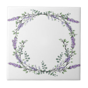 Lavender och Eucalyptus Kakelplatta