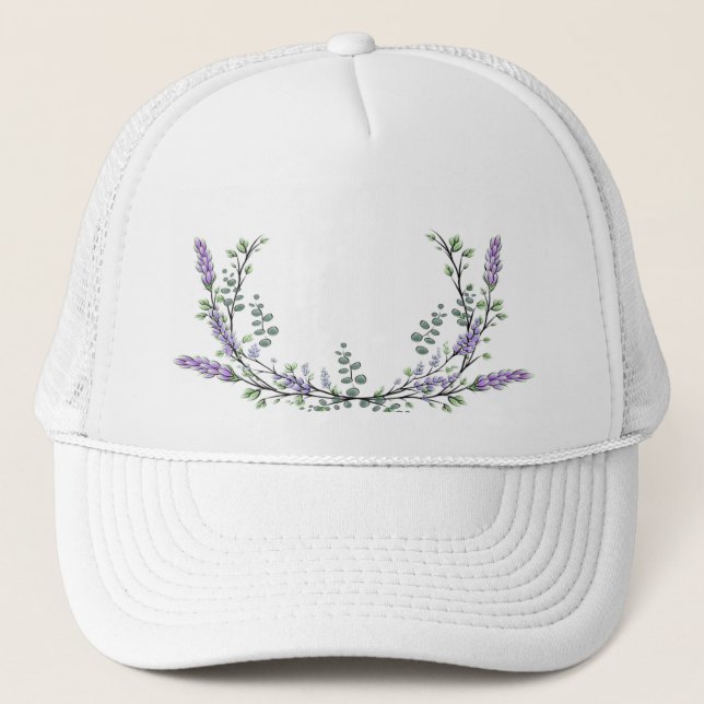 Lavender och Eucalyptus Keps (Framsida)