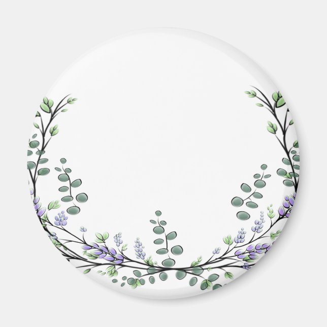 Lavender och Eucalyptus Magnet (Framsidan)
