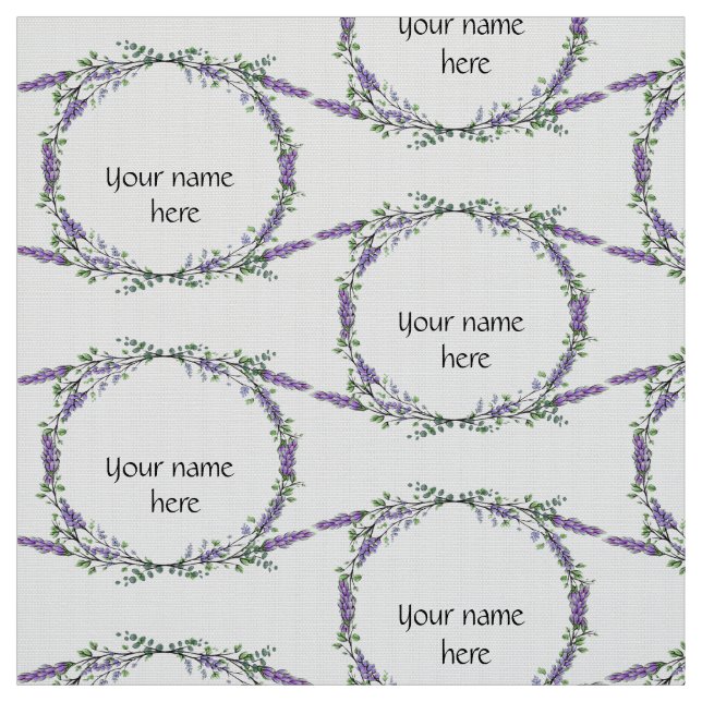 Lavender och Eucalyptus Tyg (Provkarta)