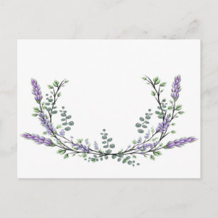 Lavender och Eucalyptus Vykort