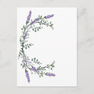 Lavender och Eucalyptus Vykort