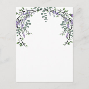 Lavender och Eucalyptus Vykort