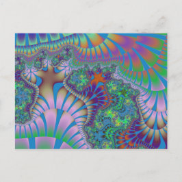 Lavender och Grönt Melt Vykort