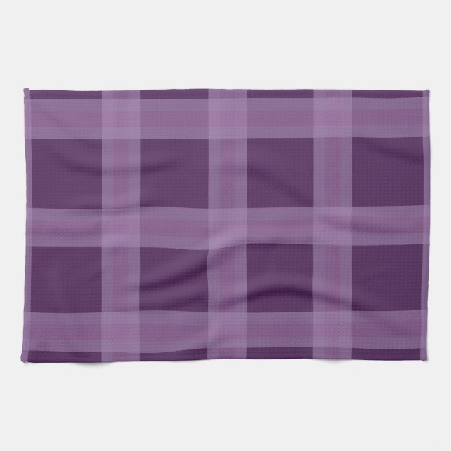 Lavender och Lila Play Mönster Dish Towel Kökshandduk (Horisontell)