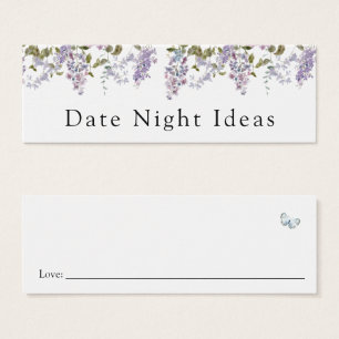 Lavender- och Lilacs-nattkort Litet Visitkort