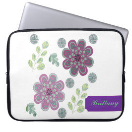 Lavender och Mint Abstrakt Laptop sleeve