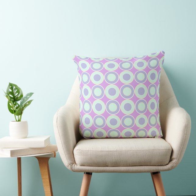 Lavender och munstycken med fyllning på Lilan Kudde (Stol)