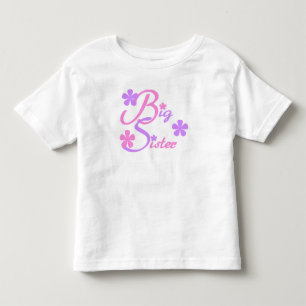 Lavender och Rosa Big Sister T-shirt