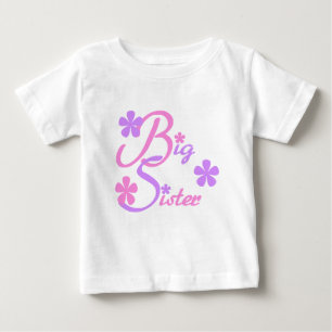 Lavender och Rosa Big Sister Tshirts och Gifts