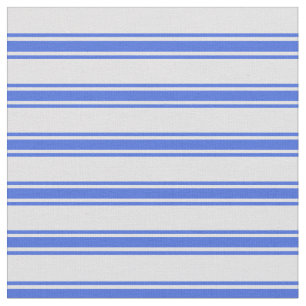 Lavender och Royal Blue Färgad Linjer Tyg