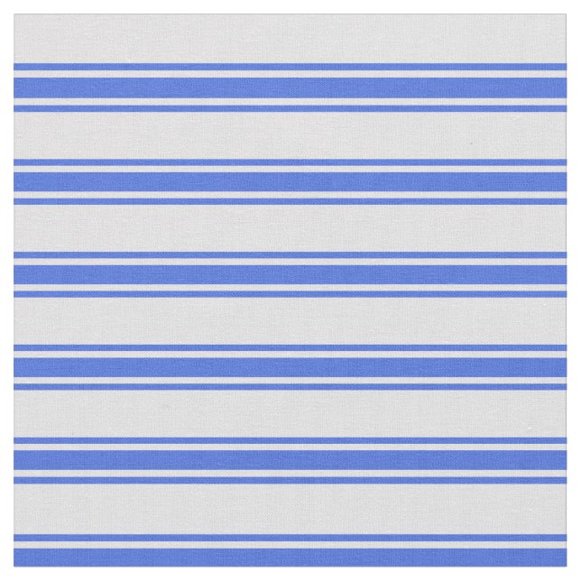 Lavender och Royal Blue Färgad Linjer Tyg (Närbild)