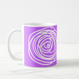 Lavender och Swirl mugg