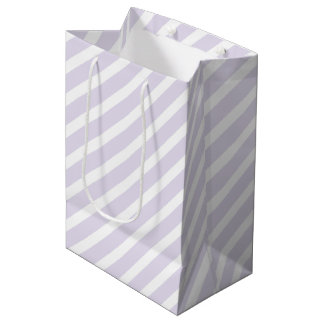 Lavender och White Diagonal Stripe Mönster
