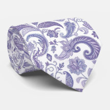 Lavender och White Paisley