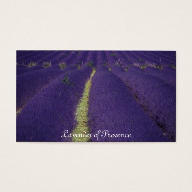 Lavender of Provence Visitkort (Framsidan)