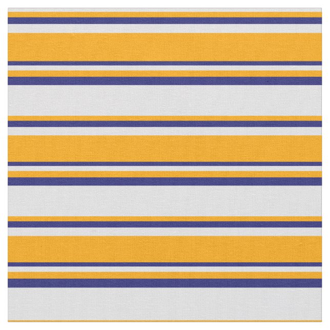 Lavender, Orange och Midnight Blue Färgad Mönster Tyg (Närbild)