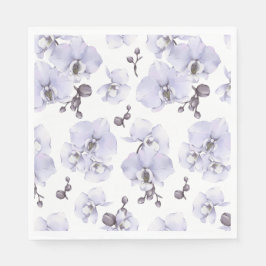 Lavender Orchid Baby Shower Napkins  Pappersservett