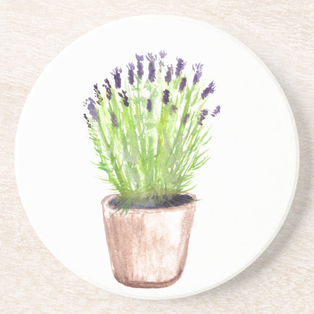 Lavender örtträd, rustik enkel blommigt underlägg (Framsidan)