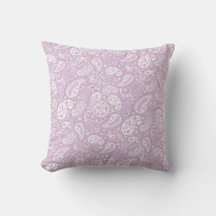 Lavender Paisley Dekorativ kudde