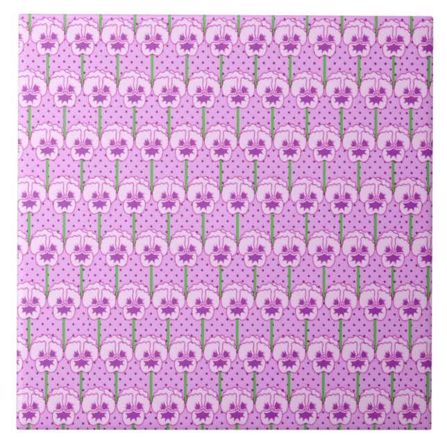 Lavender-paneler - tapet mönster kakelplatta (Framsidan)