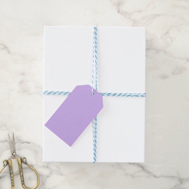 Lavender Pastel Gift-Märkre Presentetikett (With Twine)