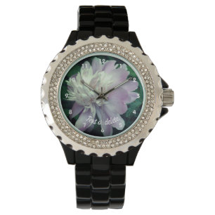Lavender Peony Flower in Bloom Personlig Armbandsur