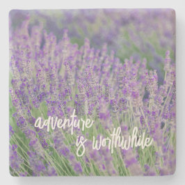 Lavender Photo Home Decor med reseoffert Stenunderlägg
