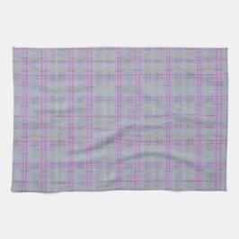 Lavender Plaid Harmony  Kökshandduk