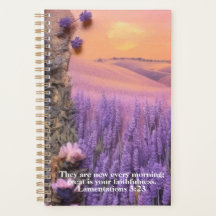 Lavender Planner Lamentationer 3:23