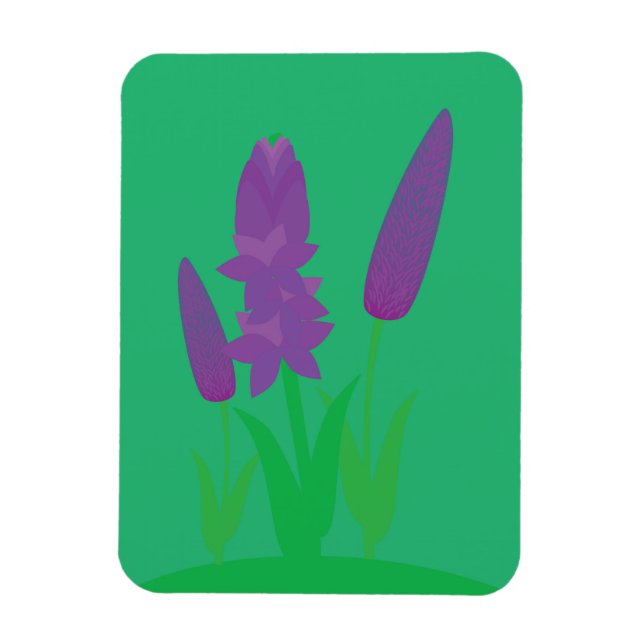 Lavender Plants Magnet (Vertikal)