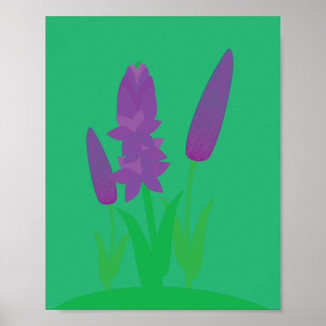 Lavender Plants Poster (Framsidan)