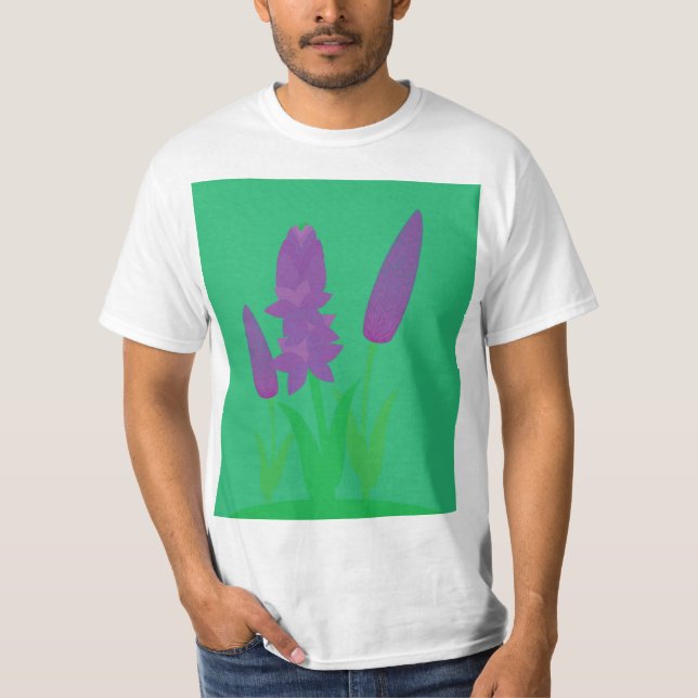 Lavender Plants T Shirt (Framsida)