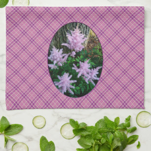 Lavender Play Butterfly Bush Blommigt Hand Towel Kökshandduk