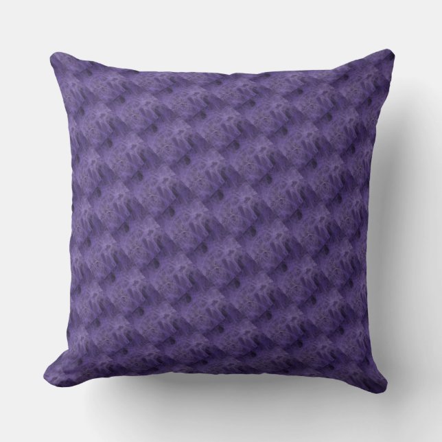 Lavender Plum Lila Dekorativ kudde (Framsida)