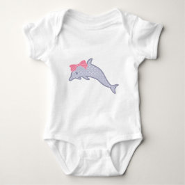 Lavender Polka-Dot Dolphin T Shirt
