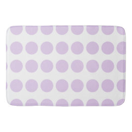 Lavender Polka dots Design Badrumsmatta