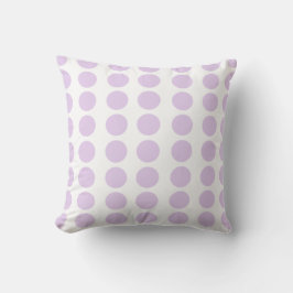 Lavender Polka dots Design Kudde