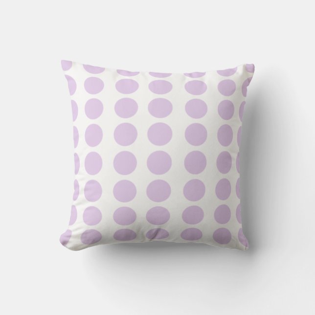 Lavender Polka dots Design Kudde (Framsida)