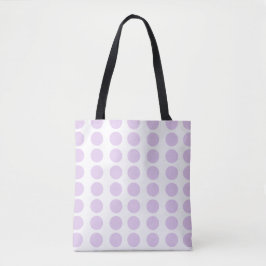 Lavender Polka dots Design Tygkasse