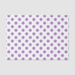 Lavender polka dots på vit