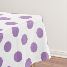 Lavender polka dots på vit
