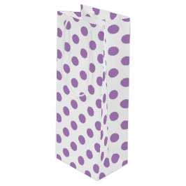 Lavender polka dots på vit