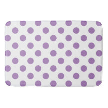 Lavender polka dots på vit
