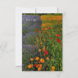 Lavender & Poppies Anteckningskort