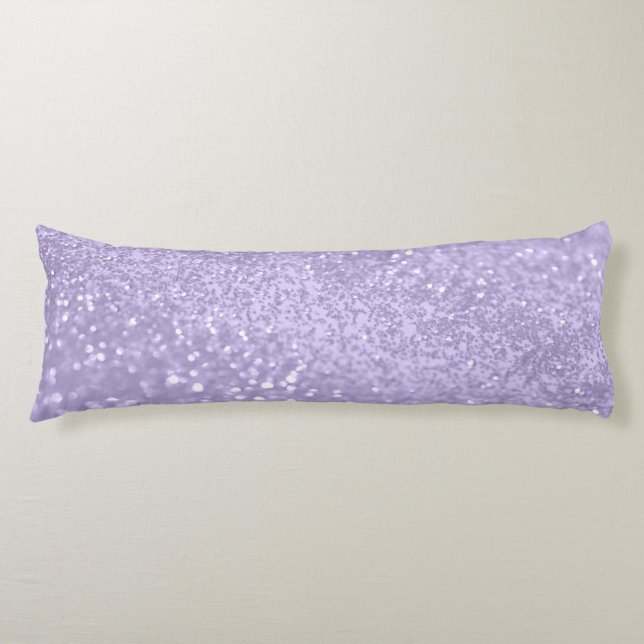 Lavender Princess Glitter #1 (Faux Glitter) Kroppskudde (Framsidan)
