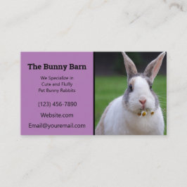 Lavender Rabbit Visitkort